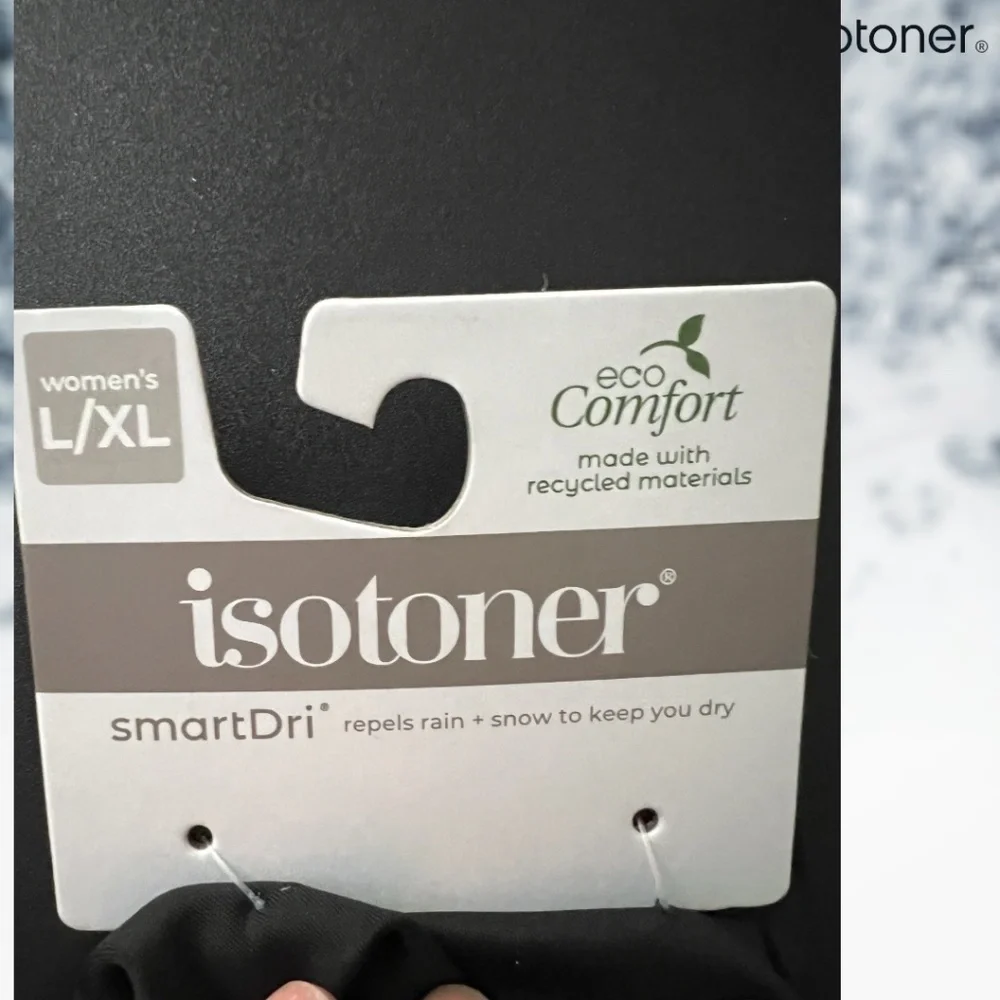 ISOTONER Signature Women’s Sport Jersey Reflective Water-Repellent Gloves NWT